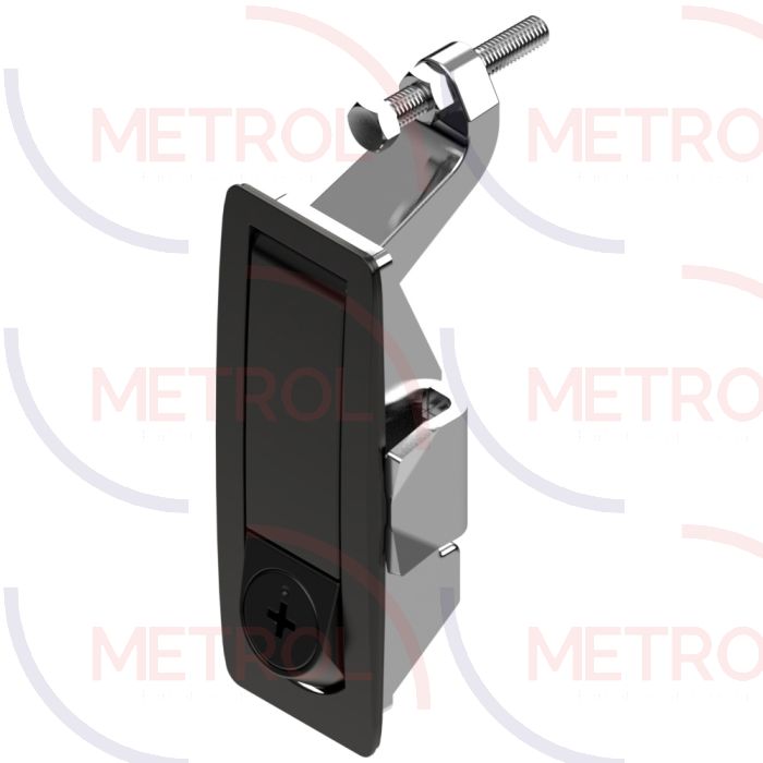 1242 Tooling Secured Lever Latch Black Powder Coated, 1-24mm Grip Range