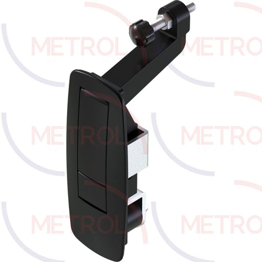 1244 Non Locking Black Compression Latch Black Powder Coated , 1-48mm Grip Range