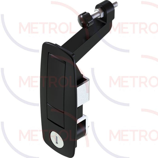 1244 Key CH751 Locking Black Compression Latch Black Powder Coated , 1-48mm Grip Range