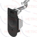1245-4 Tooling Secured Black Powder Coated Lever Latch, 14-29mm Grip Range, 31-41mm Panel Thickness