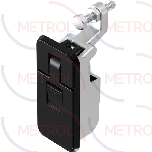 1246 Mini Non Locking Black Powder Coated Lever Latch, 15-30mm Grip Range