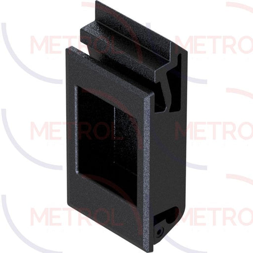 1251 Snap-In Slide Latch Black ABS Plastic, 1.2-1.5mm Panel Thickness