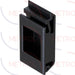 1251 Snap-In Slide Latch Black ABS Plastic, 1.2-1.5mm Panel Thickness