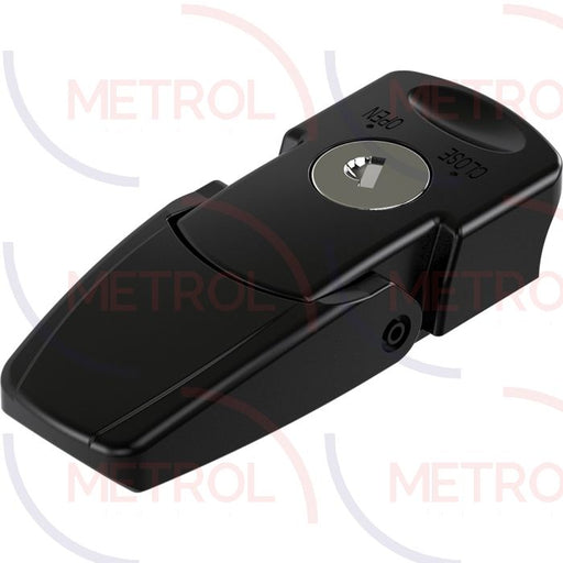 1262 Over-Centre Draw Latch, Key Locking Small, Satin Chrome