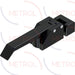 1271 Over-Centre Draw Latch Handle, Non Locking, Black Powder Coated