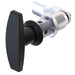 1301-50 Non Locking T Handle Lock with 50mm Grip Height Black Textured Powder Coated
