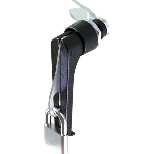 1312 L Handle Lock with 18mm Grip Height Bright Chrome