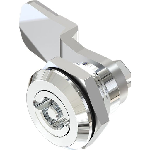 1401 Quarter Turn Lock 3mm Double Bit Insert with 18mm Grip Height Bright Chrome