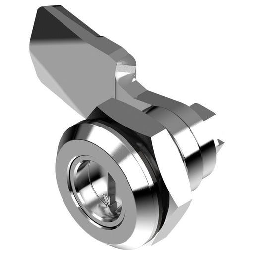 1401 Quarter Turn Lock 2x4 Coin Proof Slot Insert with 18mm Grip Height Bright Chrome