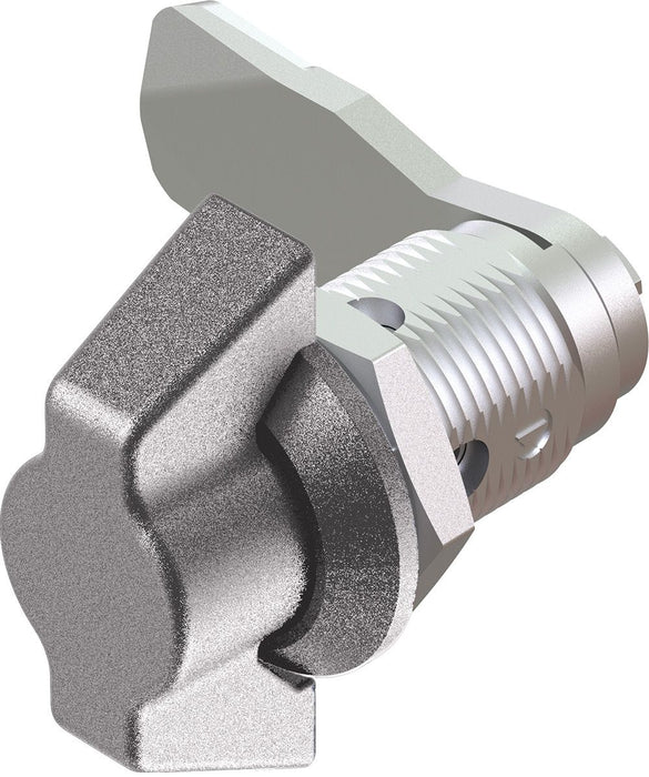1402-30 Non Locking Wing Handle Quarter Turn Lock Bright Chrome with 30mm Barrel Height