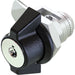 1402 Key Locking 2233 Mini Wing Handle Quarter Turn Lock Black Textured Powder Coated, 13.5 Grip Height