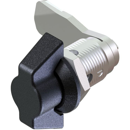 1402-50 Non Locking Wing Handle Quarter Turn Lock with 50mm Grip Height Black Textured Powder Coated