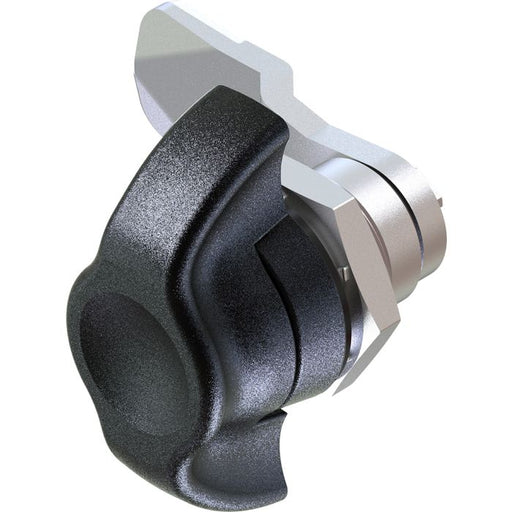 1404 Non Locking Quarter Turn Lock Wing Knob Black Textured Powder Coated