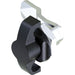 1406 Padlockable Quarter Turn Lock with 18mm Grip Height Black Powder Coated