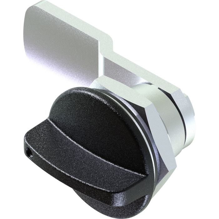 1415 Quarter Turn Lock Wing Knob with 15mm Grip Height Textured Chrome