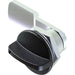 1415 Quarter Turn Lock Wing Knob with 15mm Grip Height Textured Chrome