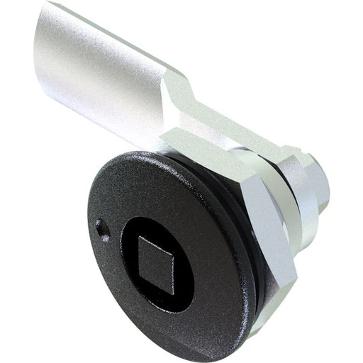 1415 Quarter Turn Lock 8mm Square Insert with 15mm Grip Height Black Textured Powder Coated