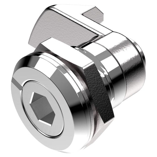 1419 Spring Loaded Left Hand Opening Quarter Turn Lock in Bright Chrome