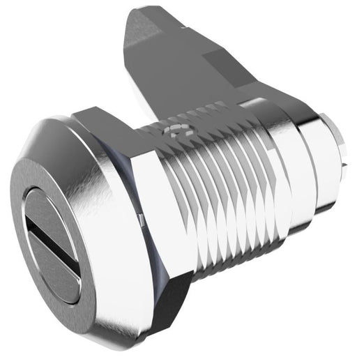 1420-30 Quarter Turn Lock 2x4 Slot with 30mm Grip Height Bright Chrome