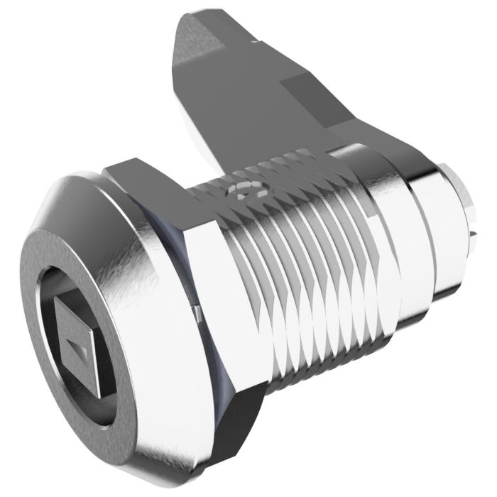 1420-36 Quarter Turn Lock 8mm Square with 36mm Grip Height Black Powder Coated