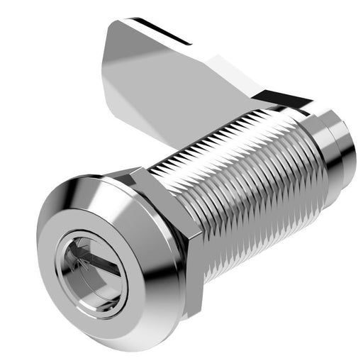 1420-50 Quarter Turn Lock 2x4 Coin Proof Slot with 50mm Grip Height Bright Chrome