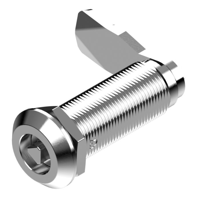 1420-60 Quarter Turn Tri Lock 7mm Triangle with 60mm Grip Height Bright Chrome