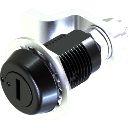Mini Compression Latch Slotted Recess with Adjustable Grip Black Powder Coated, Metrol -1421-05