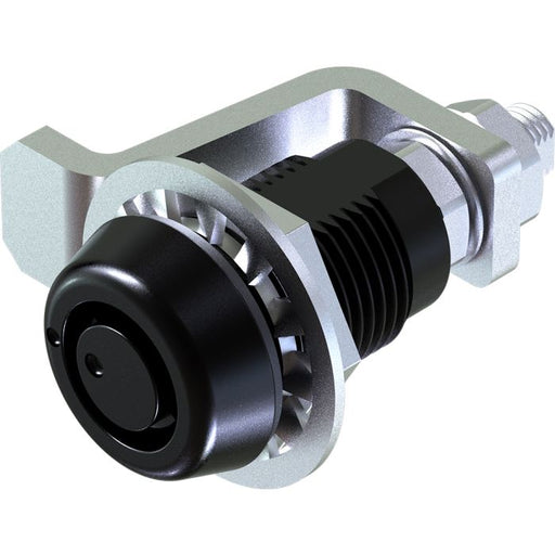 Mini Compression Latch Tubular Key Operated with Adjustable Grip Black Powder Coated, Metrol -1421-20