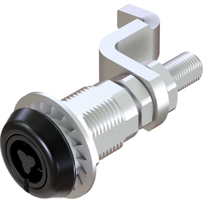 Compression Latch 7mm Triangle Insert with Adjustable Grip Black Powder Coated, Metrol -1422-037