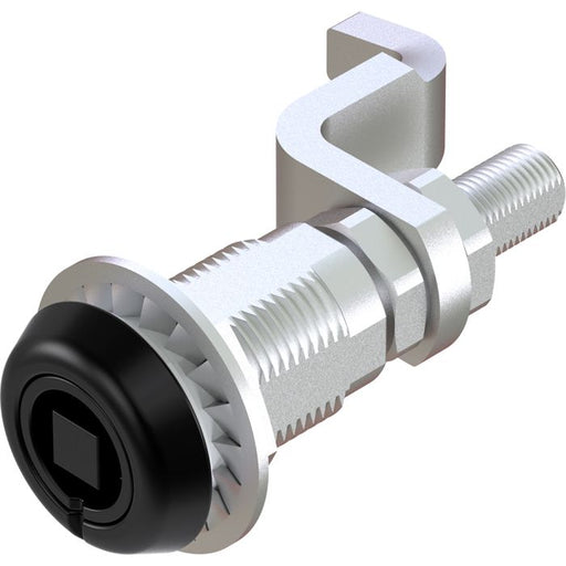 Compression Latch 7mm Square Insert with Adjustable Grip Black Powder Coated, Metrol -1422-047