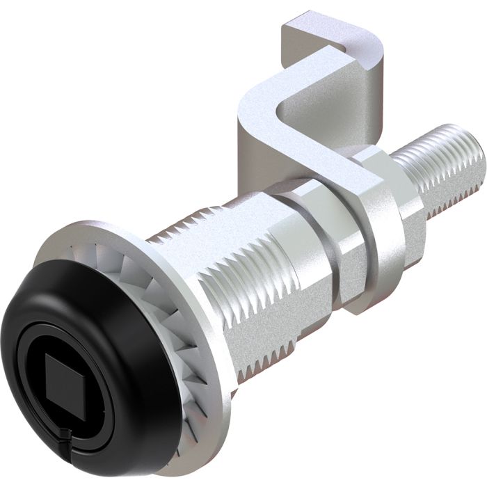 Compression Latch 7mm Square Insert with Adjustable Grip Black Powder Coated, Metrol -1422-047