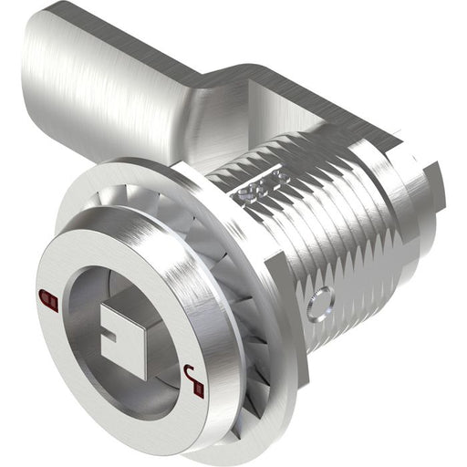 Stainless Steel 316 Compression Latch 7mm Square Cylinder with 31mm Grip Height, Metrol -1427-047-316x