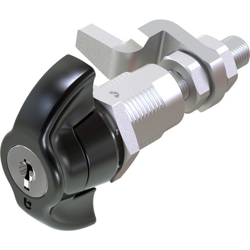 Key Locking CH751 Wing Knob Compression Latch with Adjustable Grip Black Powder Coated, Metrol -1437-110