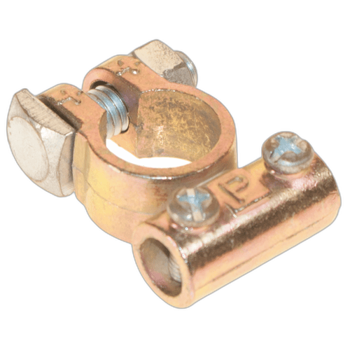 Positive Battery Terminal - Zinc Material, Cable Hole Size 10mm, CCL - 15-001