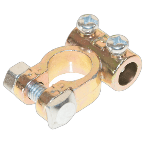 Positive Battery Terminal - Heavy Duty, Zinc Material, Cable Hole Size 10.5mm, CCL - 15-003