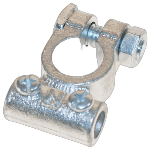 Negative Battery Terminal - Brass Material, Cable Hole Size 10mm, CCL - 15-006