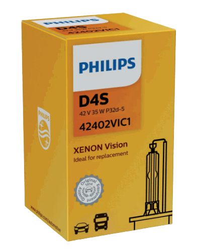 D4S Philips Vision 35W 4300K Xenon HID Bulb