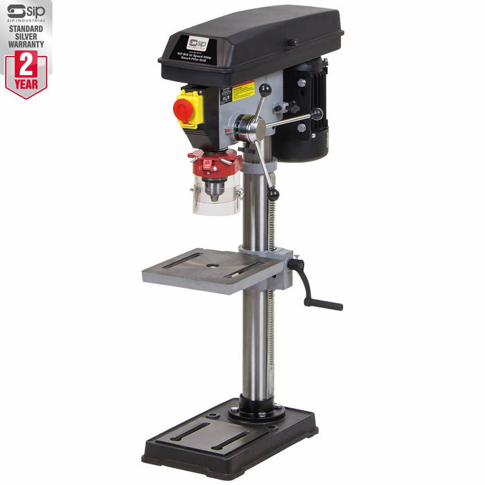 SIP 01711 B16 12-Speed 450w Bench Pillar Drill