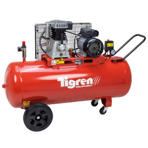 TIGREN 04391 150ltr 3hp Belt-Driven Compressor
