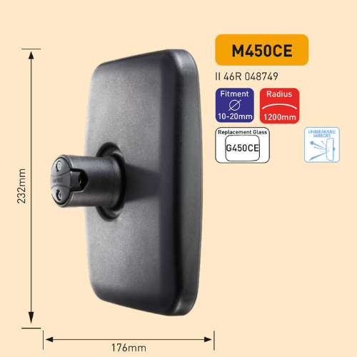 Ashtree Main Mirror, Class II & III, 232mm x 176mm, M450CE