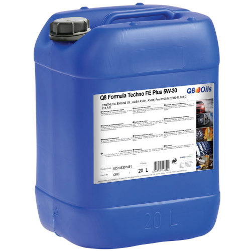 Q8 Oils Formula Techno FE PLUS 5W-30, Car-Van Engine Oil - 20 Litre