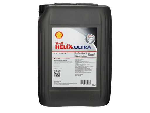 Shell 550045934 HELIX Ultra ECT C3 5W-30, Car/Van Engine Oil - 20 Litre