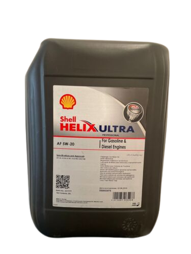 Shell 550053075 Helix Ultra PRO AF 5W-20, Car/Van Engine Oil - 20 Litre