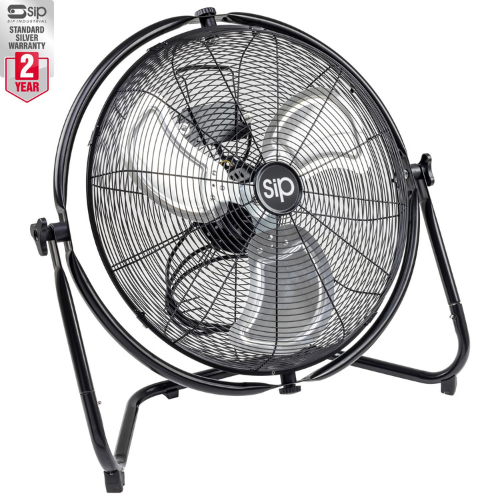 SIP 05635 20" Heavy-Duty Orbital Floor Fan, Re-Boxed, Grade A, 24 Months Warranty