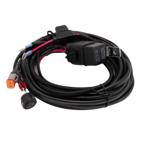 Single-Lamp Harness - With Switch (Utility Series, 12V) - Laser Lamps