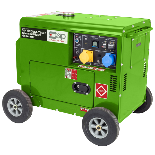 SIP 25153 MEDUSA T5500 Silenced Diesel Generator, Ex-Showroom, Grade B, 12 Months Warranty