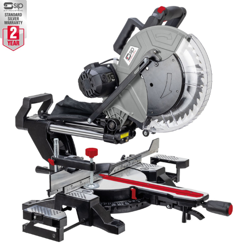 SIP 01505 12" Sliding Compound Mitre Saw w/ Laser