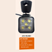 Ashtree Work Light with Clamp 16-28mm Pole Fitment, 10-30 Volts, AVS-WLMB1