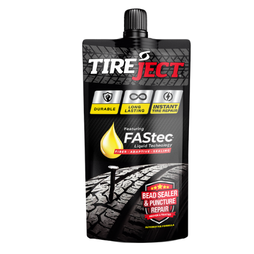Tyre repair / Punture Repair solution for Car & Van/4x4 10oz Refill Pouch- TireJect