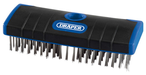 Draper 17189 Stainless Steel Bristle Scrub Brush, 180mm